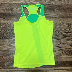 Women’s Marika tek workout tank top athletic yellow